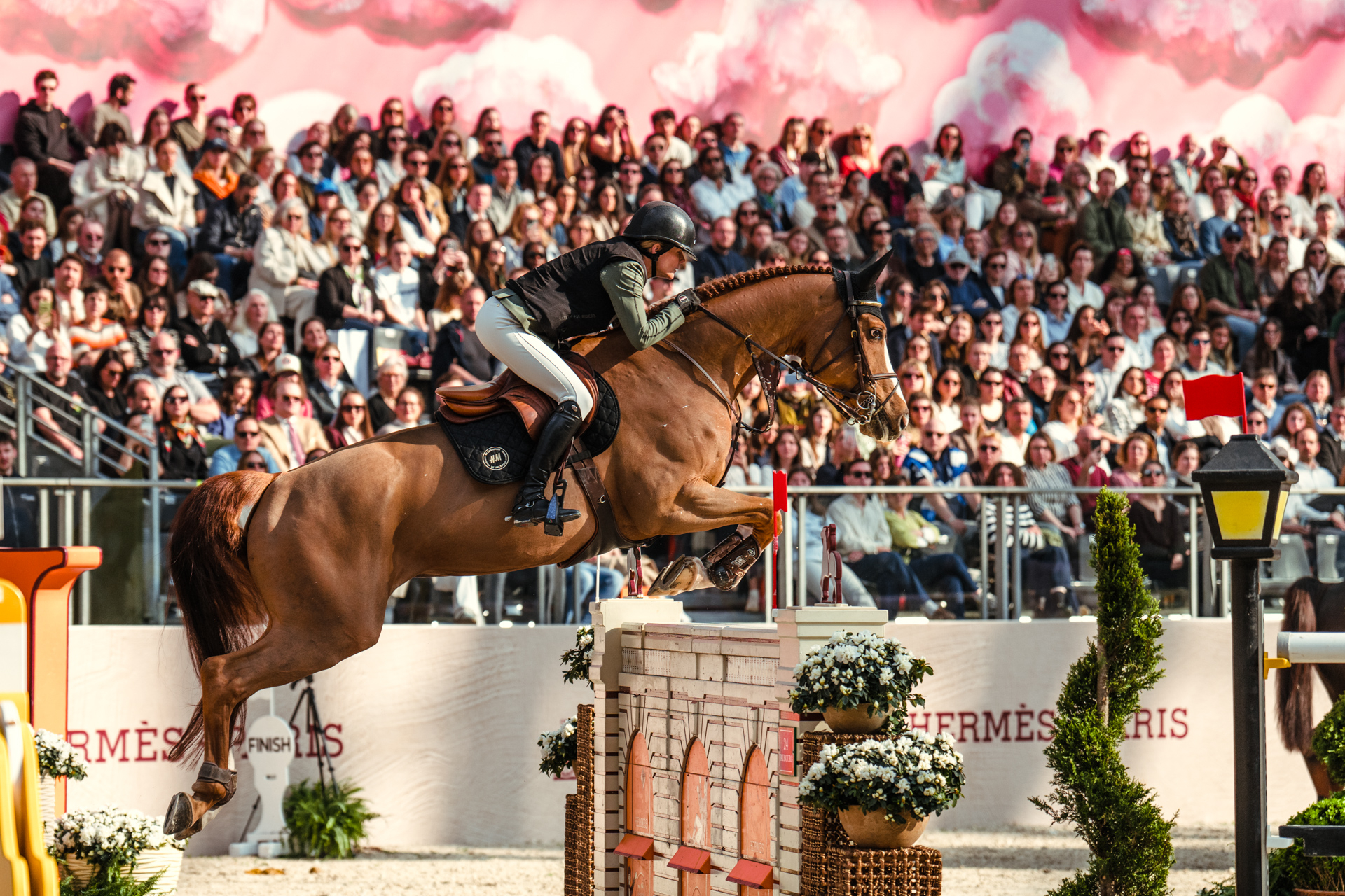 Malin Baryard-Johnsson on Hennessy at Le Saut Hermès