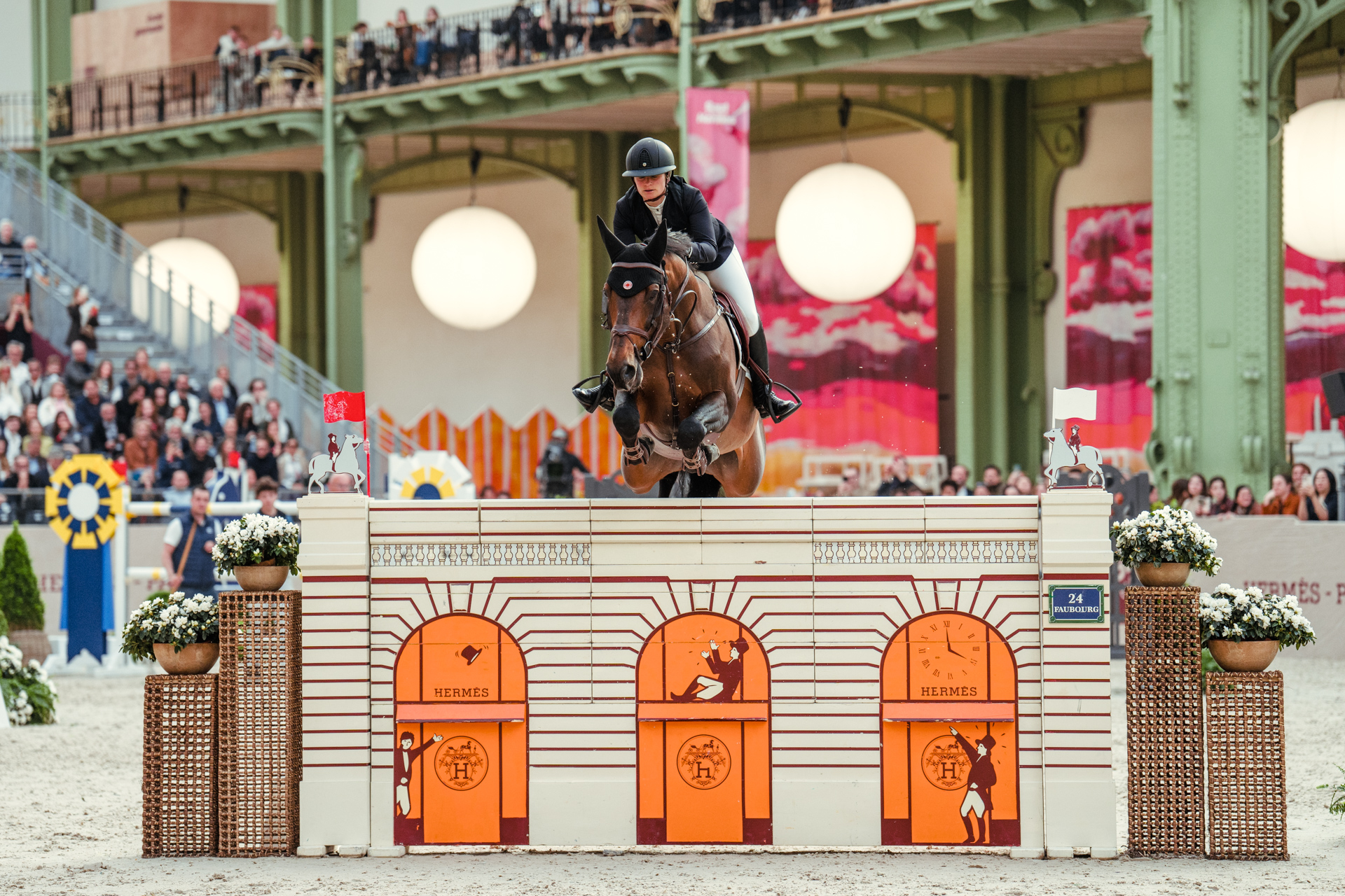 Jeanne Sadran on Dexter de Kerglenn at the Grand Prix Hermès